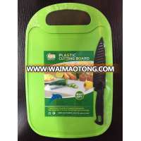 fruit cutting board ,PP chopping block,Plastic cutting board with knife